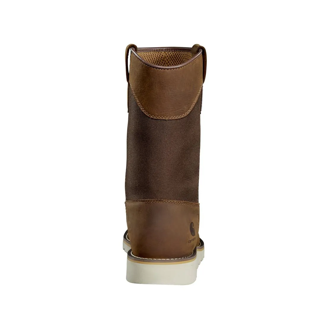 10" Women's Wellington Steel-Toe Waterproof Pull-On Wedge Work Boot Brown