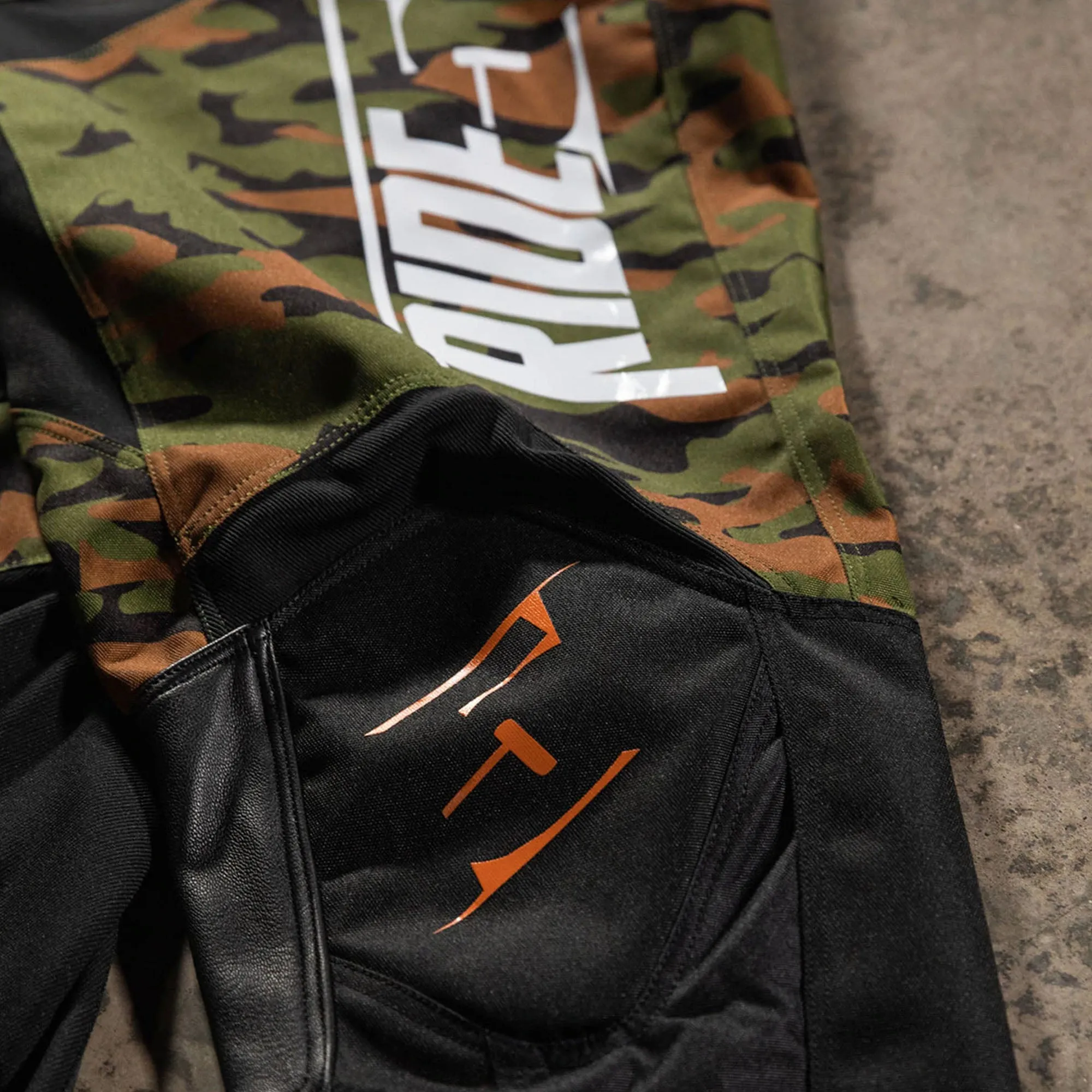 509  Ridge ITB Pants Leather Reinforced In-The-Boot Comfort Off-Road Hunter Camo