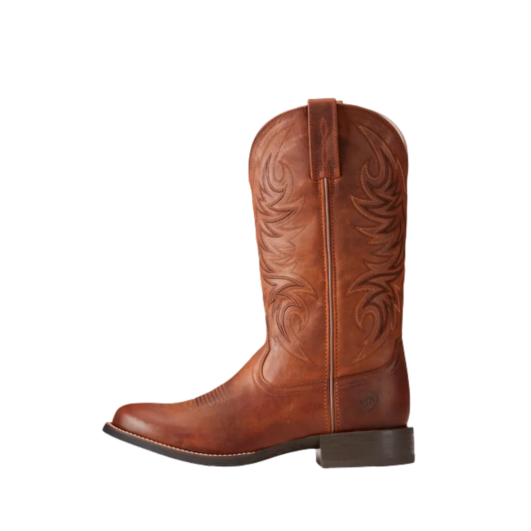 Ariat Men's Sport Horseman Tan Western Round Toe Boots