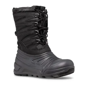 Merrell Youth Snow Quest Lite 3.0 Black/Grey Winter Boot