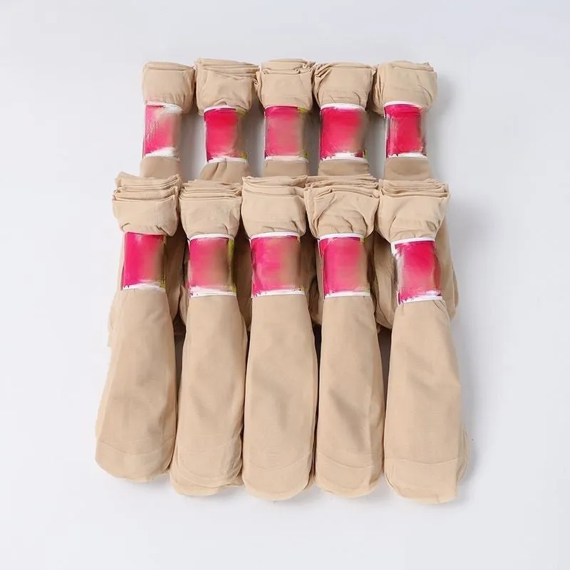 Transparent Ultra Thin Crystal Silk Socks