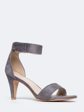 Velcro Ankle Strap Heel
